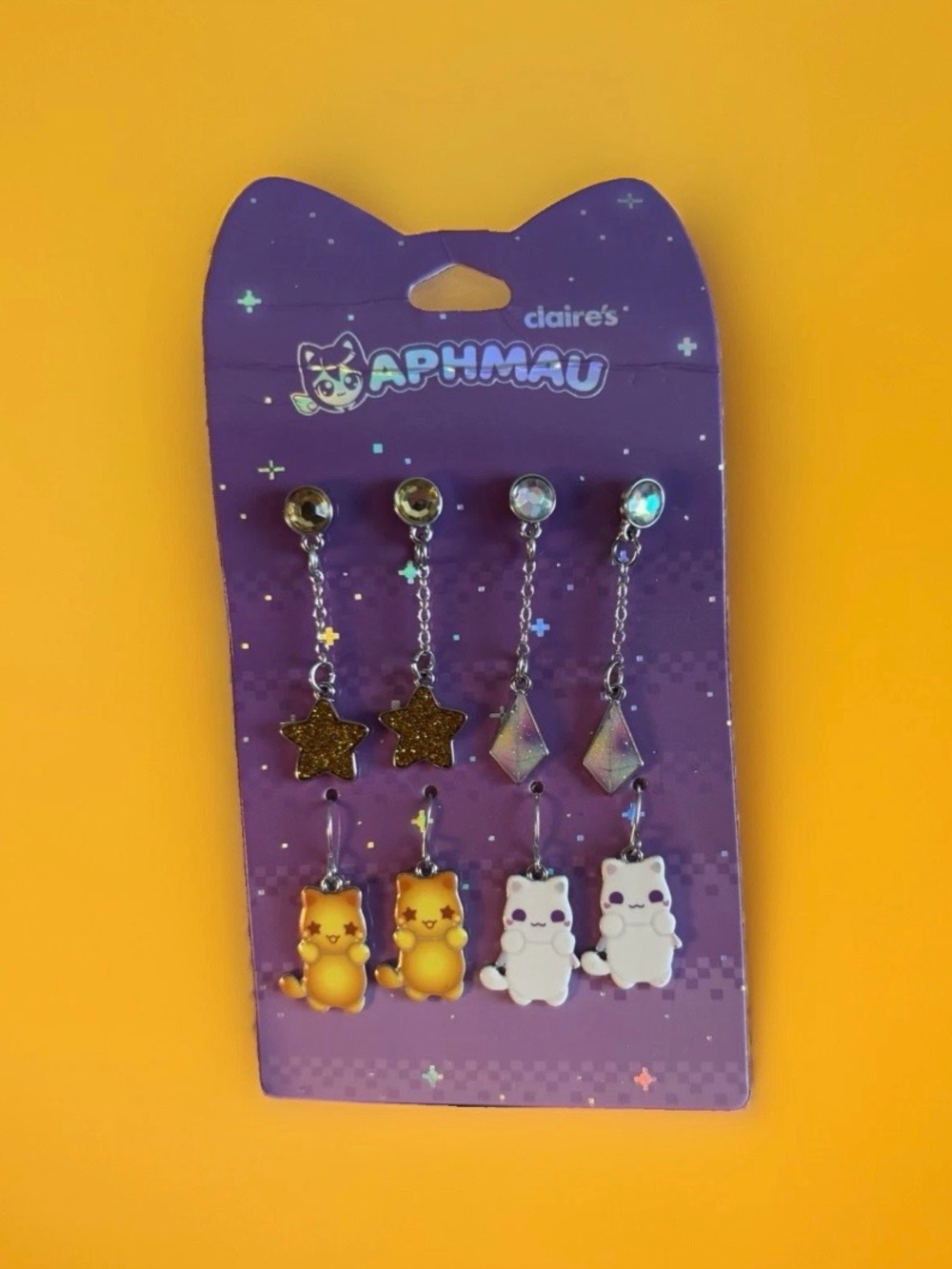 Aphmau MeeMeowsElemental Earring Set YouTube Gamer New with Tags